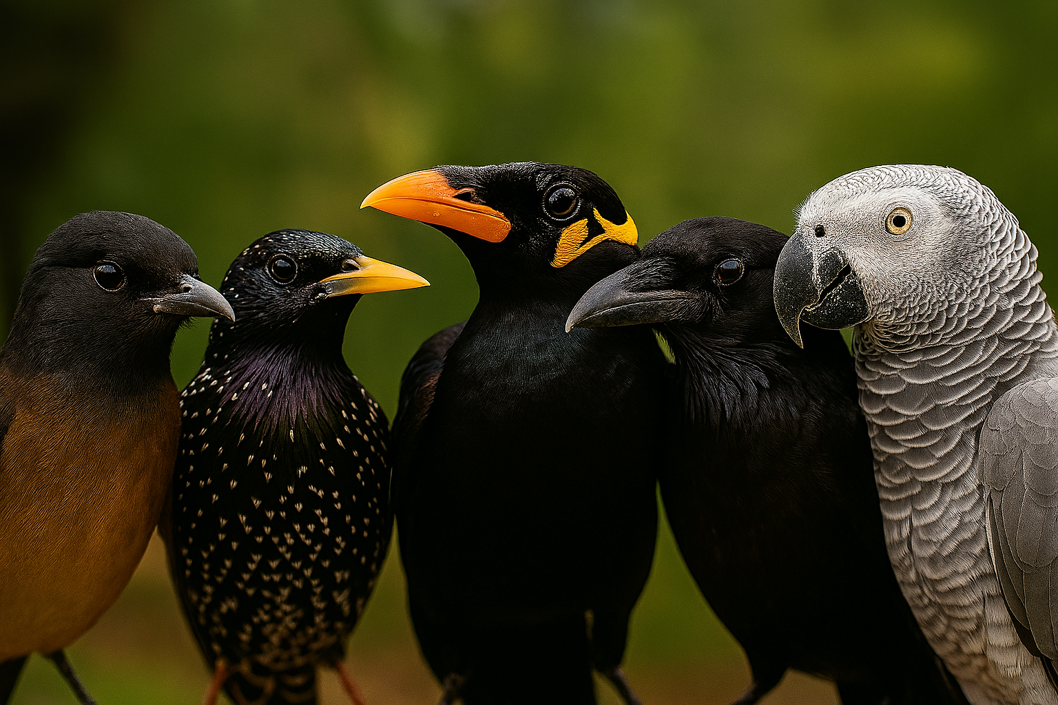 5 aves que imitan la voz humana mejor que un loro