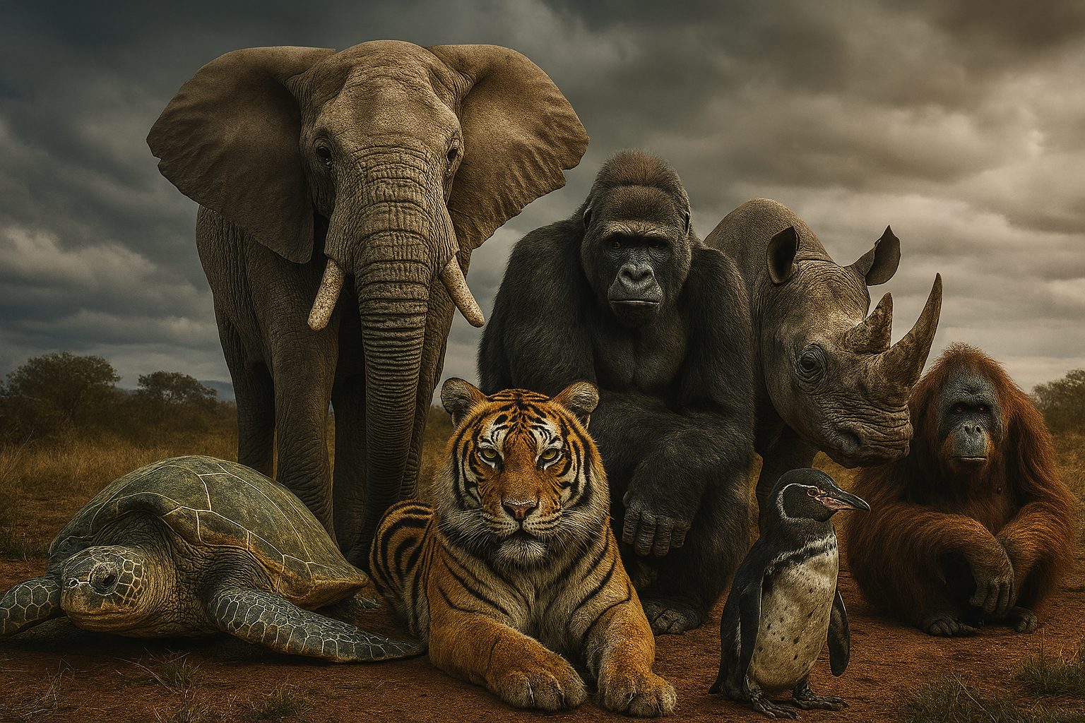 Animales en peligro de extinción que aún podemos salvar