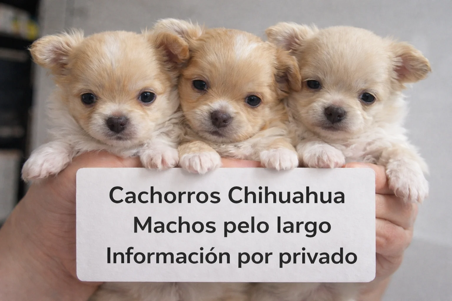 Chihuahuas Pelo largo disponibles